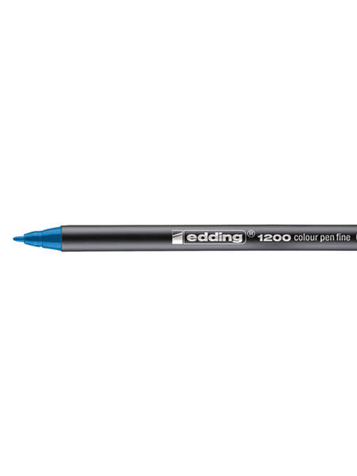 Edding 1200 Rotulador - Punta Redonda - Trazo entre 0.5 y 1 mm. - Tinta con Base de Agua - Color Azul Claro 1