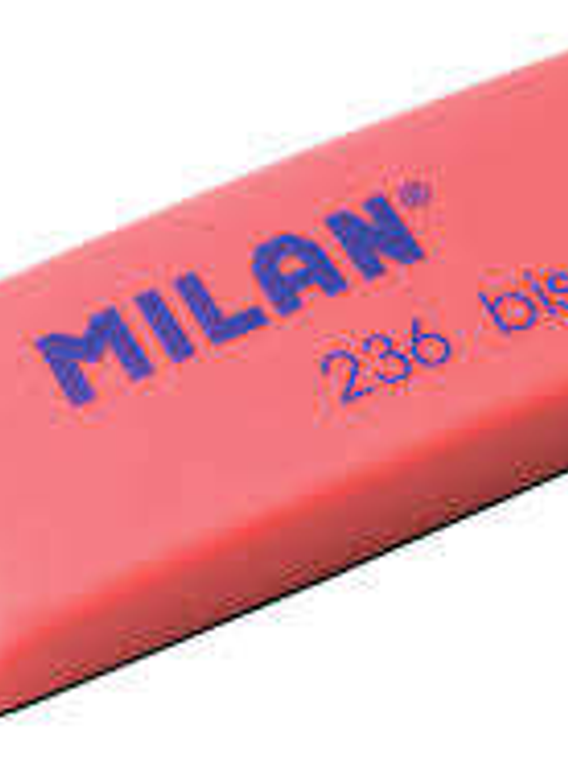 Milan Nata 236 Goma de Borrar Biselada - Plastico - Colores Fluorescentes Surtidos 1