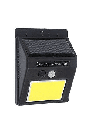 Elbat Aplique Led Solar - 110LM - Luz Fria 6500K - Sensor de movimiento - Bateria 1200mAh