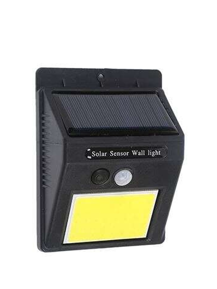 Elbat Aplique Led Solar - 110LM - Luz Fria 6500K - Sensor de movimiento - Bateria 1200mAh 1