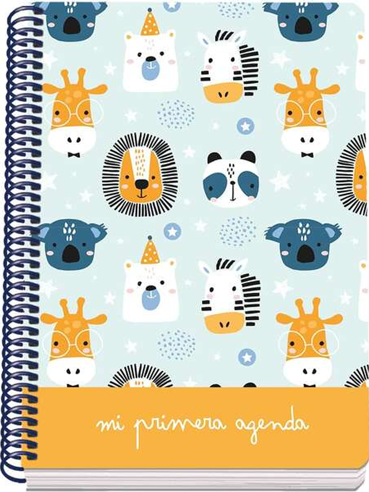 Dohe Agenda Infantil Espiral A5 Perpetua - Interior Perpetuo - 120 Hojas 70g/m2 - Cubierta de Cartulina Impresa Plastificada - Tamaño 15x21cm - Diseño 1