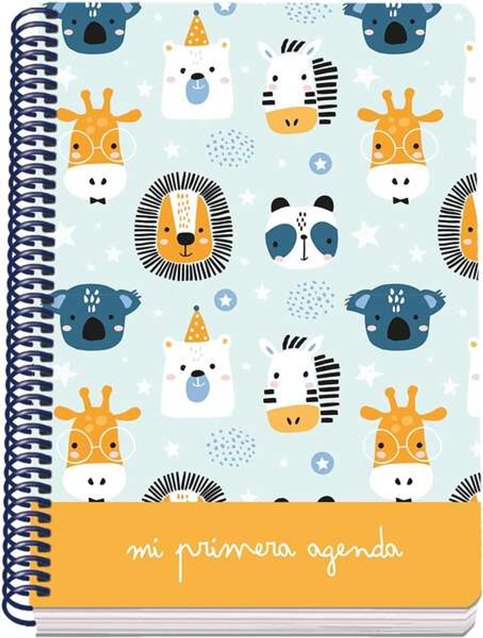 Dohe Agenda Infantil Espiral A5 Perpetua - Interior Perpetuo - 120 Hojas 70g/m2 - Cubierta de Cartulina Impresa Plastificada - Tamaño 15x21cm - Diseño 1