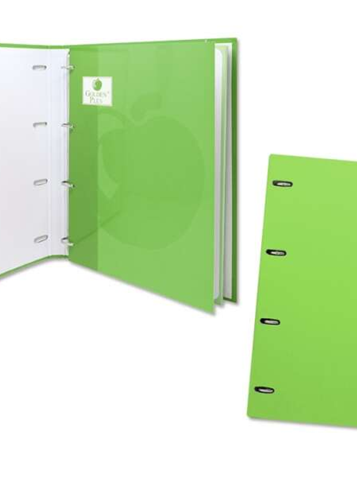 Bismark Carpeta de 4 Anillas con 80 Hojas Cuadricula 4x4 - Formato A4 - Fabricada en Carton - Color Verde 1