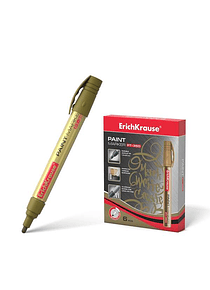 ErichKrause Pt-350 Marcador de Pintura - Sistema de Suministro de Tinta de Valvula - Cuerpo de Aluminio Resistente - Punta en Forma de Bala - Color Do