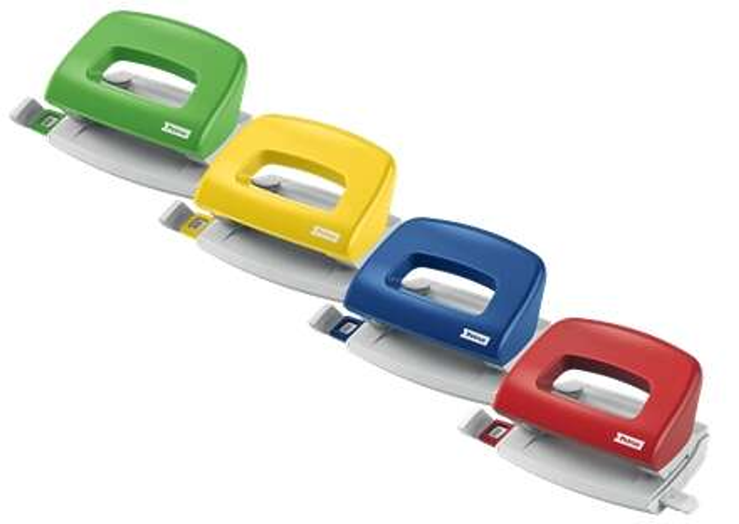 Petrus 50 Taladro Perforador Portatil - Hasta 10 Hojas - Marcas de Formato - Punzones 5.5mm - Colores Surtidos 1