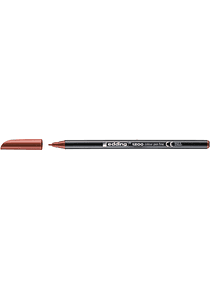 Edding 1200 Rotulador - Punta Redonda - Trazo 1mm - Tinta con Base de Agua - Color Marron