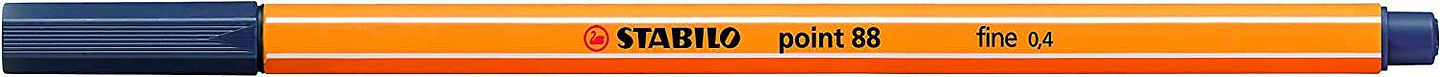 Stabilo Point 88 Rotulador de Punta Fina de Fibra - Trazo de 0.4 mm - Tinta con Base de Agua - Color Gris de Payne 1