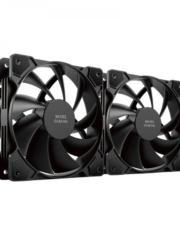 Mars Gaming MF-PWMX2 Ventilador - Ventilacion Superior - Silencio Absoluto - Tecnologia FDB - Juntas Anti-vibraciones - Sistema PWM Ajustable - Color 1