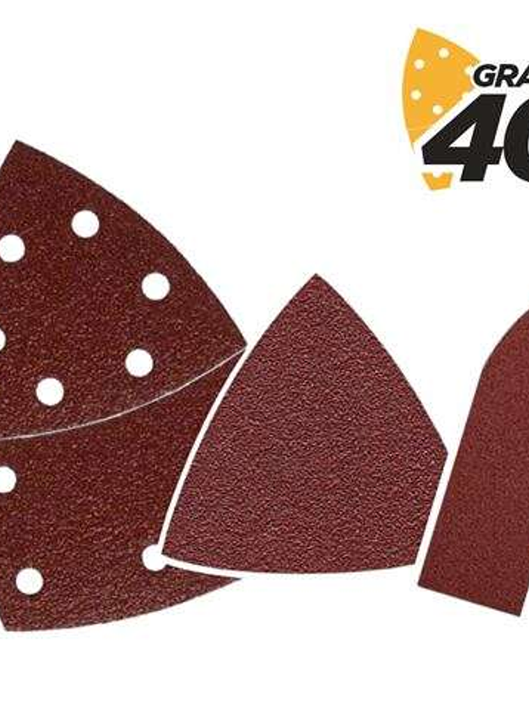 Blim Pack de 9 Lijas con Velcro para Lijadora BL0137 - Grano 40 - 3 Formatos 1