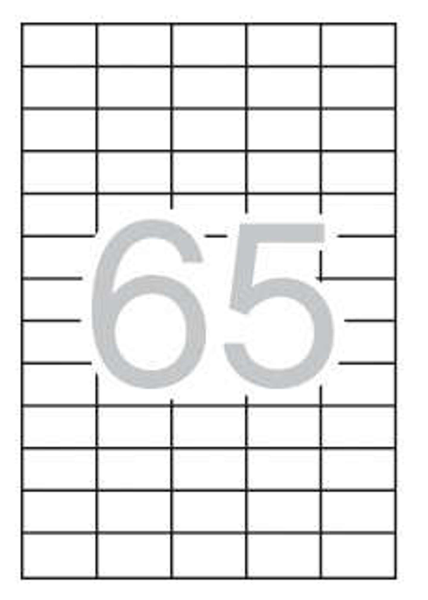 Apli Pack de 1.625 Etiquetas 38x21.2mm - Adhesivo Permanente - Cantos Rectos - Aptas para Impresion y Fotocopias - Color Blanco 1