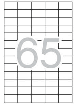 Apli Pack de 1.625 Etiquetas 38x21.2mm - Adhesivo Permanente - Cantos Rectos - Aptas para Impresion y Fotocopias - Color Blanco