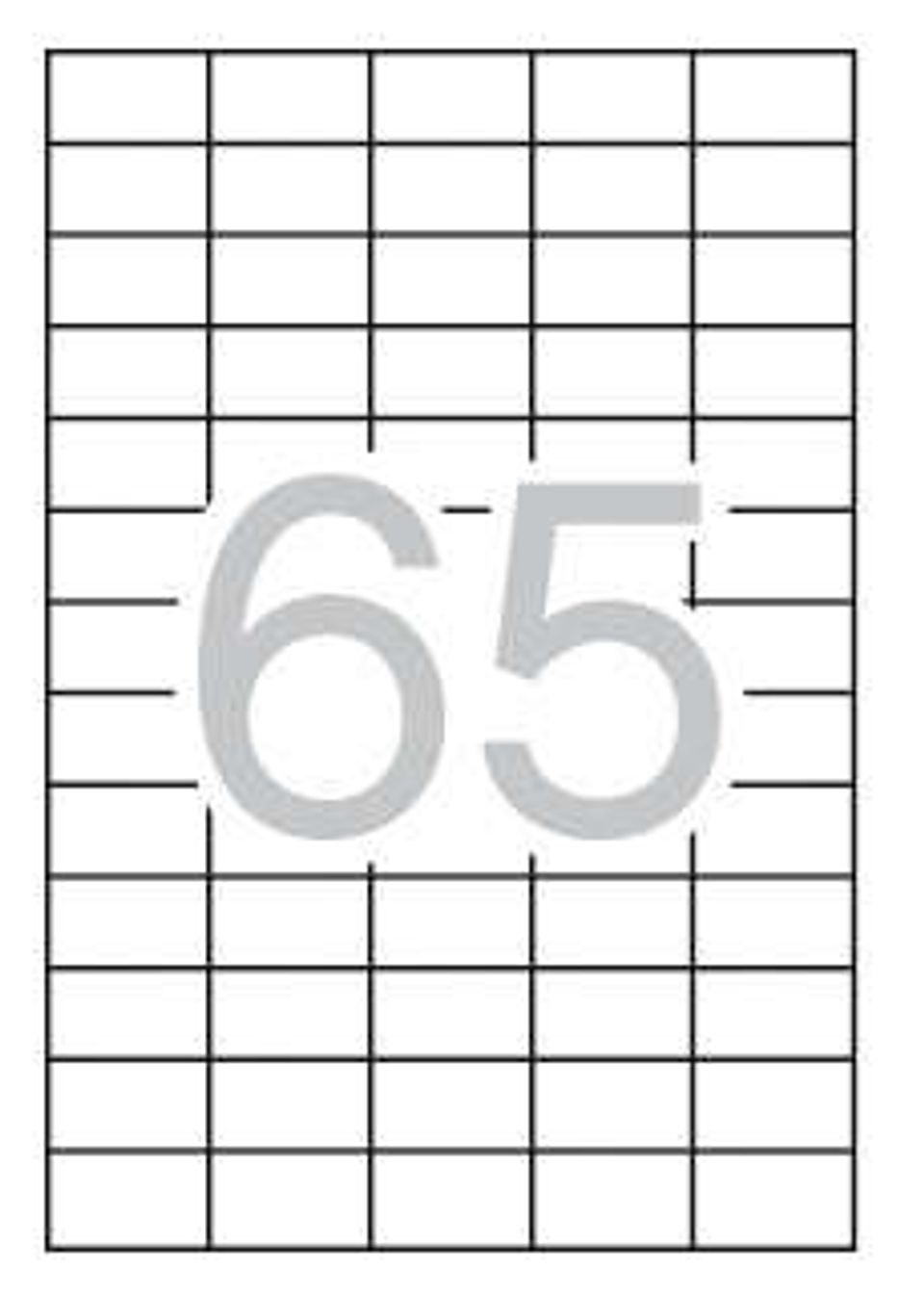 Apli Pack de 1.625 Etiquetas 38x21.2mm - Adhesivo Permanente - Cantos Rectos - Aptas para Impresion y Fotocopias - Color Blanco 1