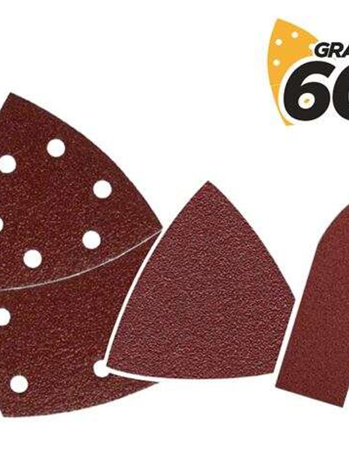 Blim Pack de 9 Lijas con Velcro para Lijadora BL0137 - Grano 60 - 3 Formatos 1