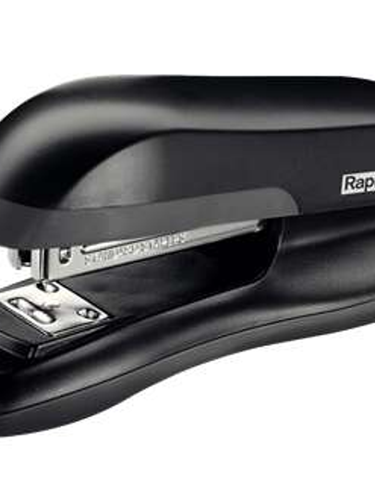 Rapid F16 Grapadora de Sobremesa - Hasta 30 Hojas - Grapado Abierto, Cerrado y Clavado - Color Negro 1