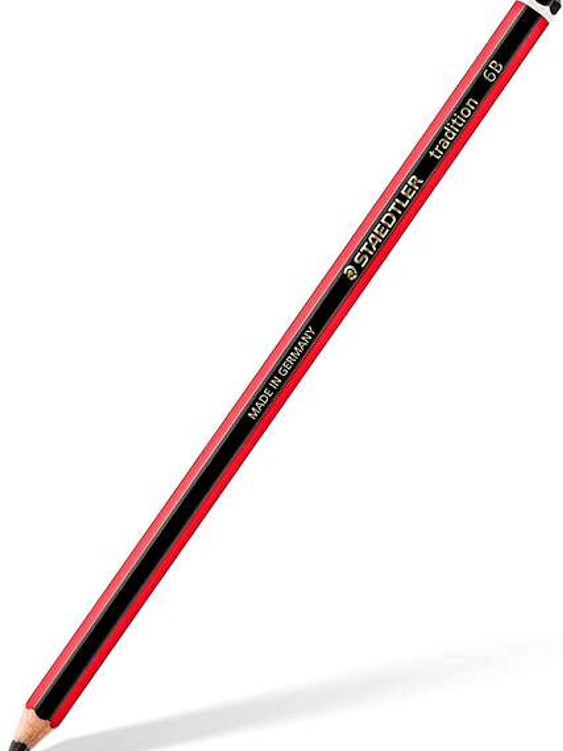 Staedtler Tradition 110 Lapiz de Grafito Hexagonal - Mina 6B - Resistencia a la Rotura - Madera Bosques Sostenible 1