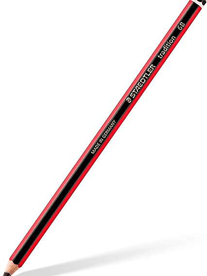 Staedtler Tradition 110 Lapiz de Grafito Hexagonal - Mina 6B - Resistencia a la Rotura - Madera Bosques Sostenible