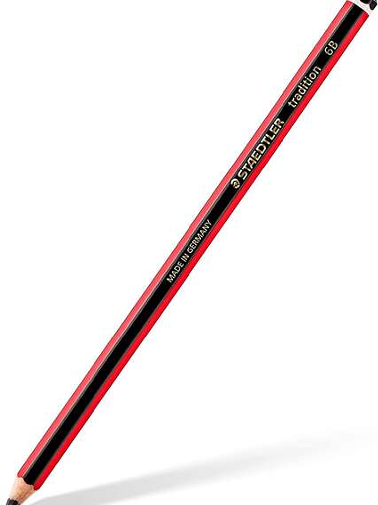 Staedtler Tradition 110 Lapiz de Grafito Hexagonal - Mina 6B - Resistencia a la Rotura - Madera Bosques Sostenible 1