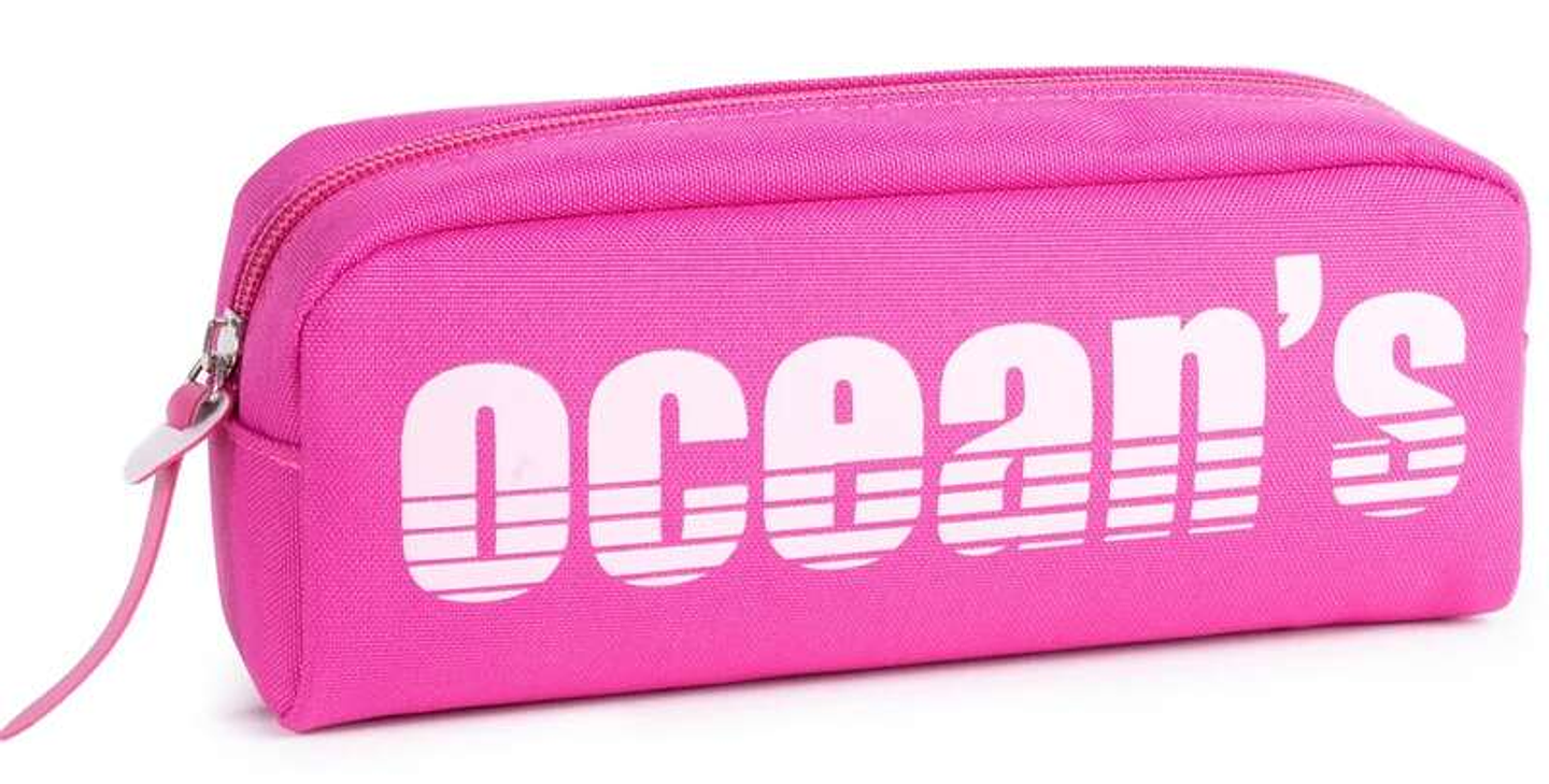 Oceans Wave California Estuche de 1 Cremallera - Tirador Ergonomico - Color Fucsia 1