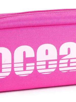 Oceans Wave California Estuche de 1 Cremallera - Tirador Ergonomico - Color Fucsia