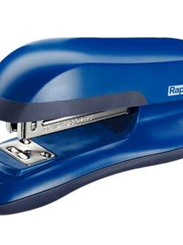 Rapid F16 Grapadora de Sobremesa - Hasta 30 Hojas - Grapado Abierto, Cerrado y Clavado - Color Azul 1