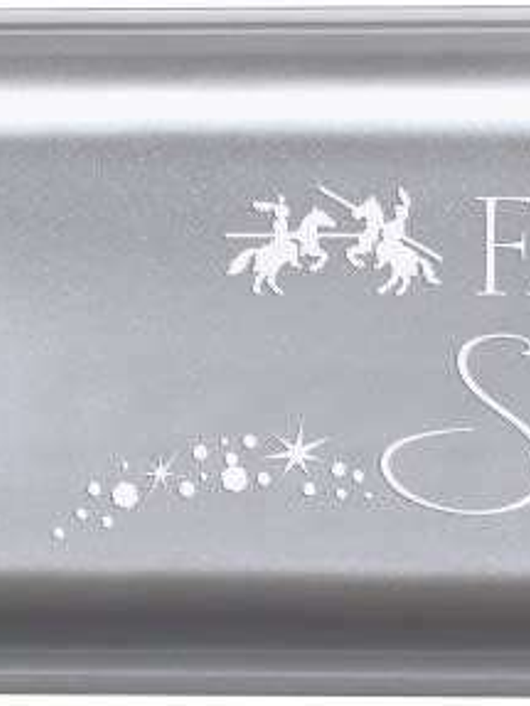 Faber-Castell Textliner 46 Metallic Marcador Fluorescente - Punta Biselada - Trazo entre 1mm y 5mm - Tinta con Base de Agua - Color Plata 1