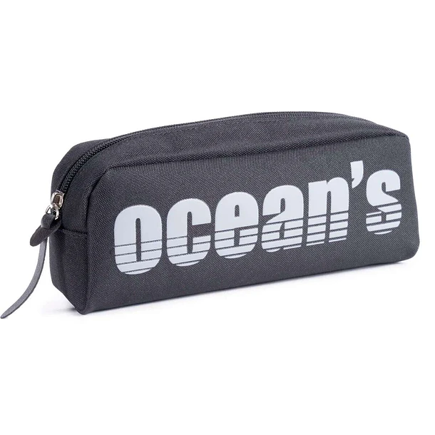 Oceans Wave California Estuche de 1 Cremallera - Tirador Ergonomico - Color Gris Oscuro
