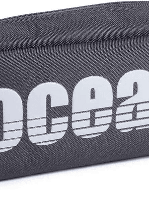 Oceans Wave California Estuche de 1 Cremallera - Tirador Ergonomico - Color Gris Oscuro