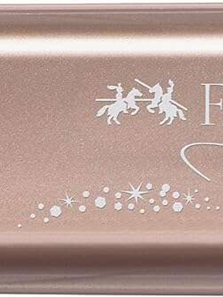 Faber-Castell Textliner 46 Metallic Marcador Fluorescente - Punta Biselada - Trazo entre 1mm y 5mm - Tinta con Base de Agua - Color Oro Rosa 1