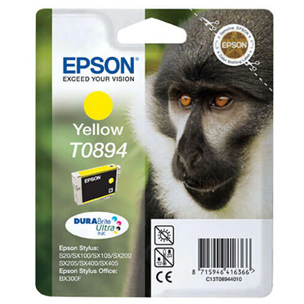 Epson T0894 Amarillo Cartucho de Tinta Original - C13T08944011