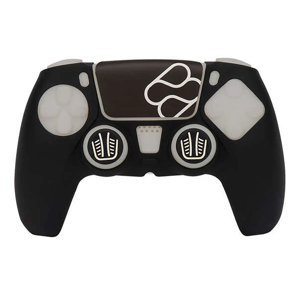 FR-TEC Funda de Silicona + Grips para Joysticks Custom Kit Dualsense para PS5 - Mejora el Tacto y Evita Manos Sudorosas - Proteccion y Facil Instalaci