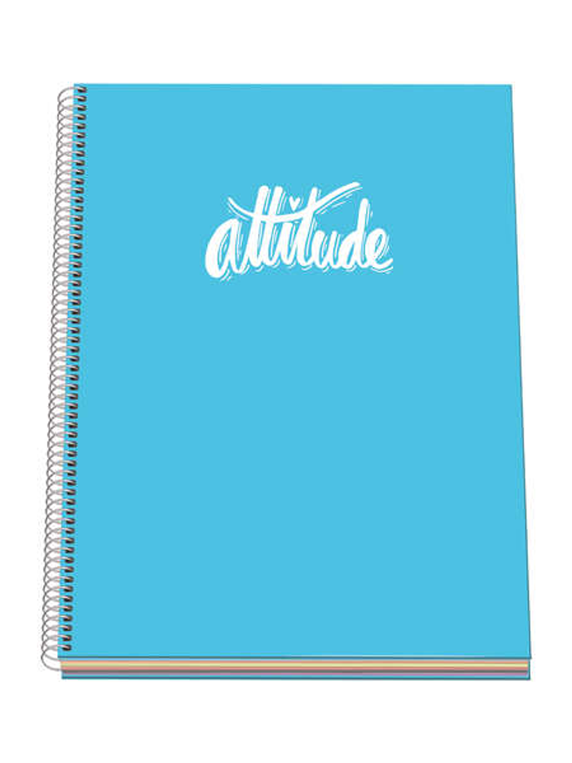 Dohe Serie Pastel Cuaderno con Espiral - Tamaño A4 de 100 Hojas 90gr - Hojas Microperforadas con 4 Taladros - Cuadricula 5mm - Color Azul Pastel 1