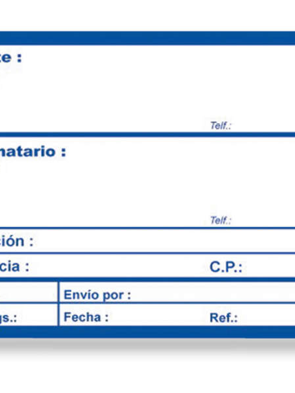 Apli Rollo de 200 Etiquetas para Envio con Texto Preimpreso - Tamaño 109x82mm - Color Blanco/Azul 1