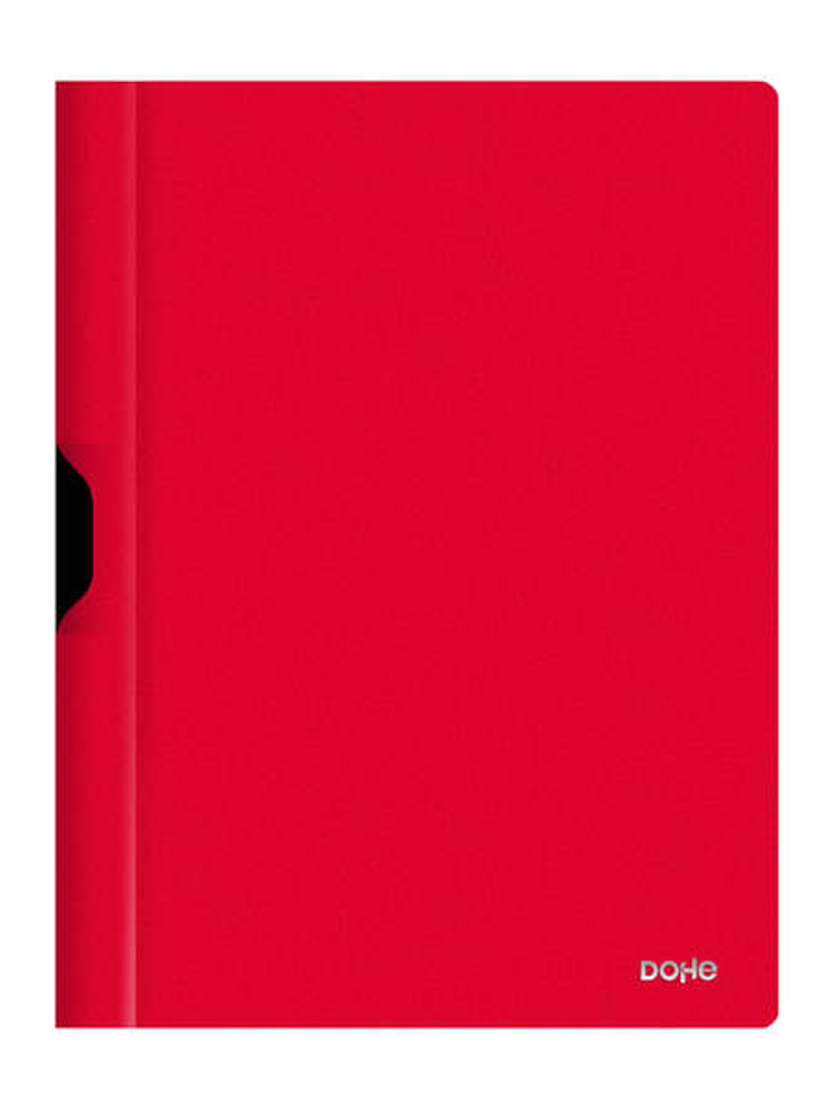 Dohe Dossier A4 con Clip Metalico - Tamaño A4 - Fabricado en Polipropileno Opaco de 350 Micras - Clip Metalico Resistente 1