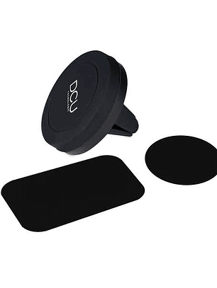 DCU Tecnologic Soporte Smartphone Magnetico para Coche - Color Negro