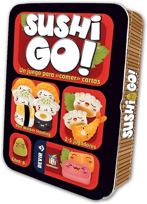 Sushi Go Juego de Cartas - Tematica Gastronomia/Oriental - De 2 a 5 Jugadores - A partir de 10 Años - Duracion 15min. aprox.