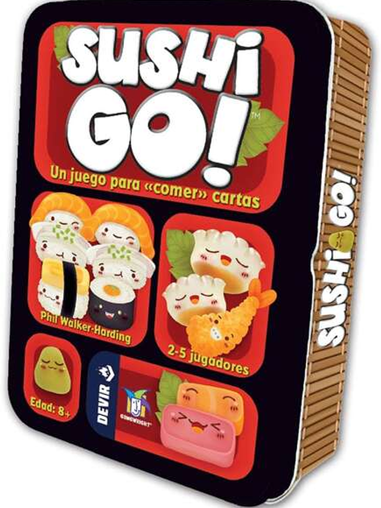 Sushi Go Juego de Cartas - Tematica Gastronomia/Oriental - De 2 a 5 Jugadores - A partir de 10 Años - Duracion 15min. aprox. 1