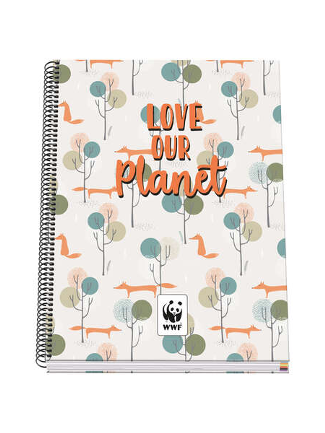 Dohe Cuaderno en Espiral de Tapa Dura A4 - 228x300mm - Cubierta Carton Forrado con Papel Impreso a Todo Color y Plastificado Brillo - Guardas Impresas 1