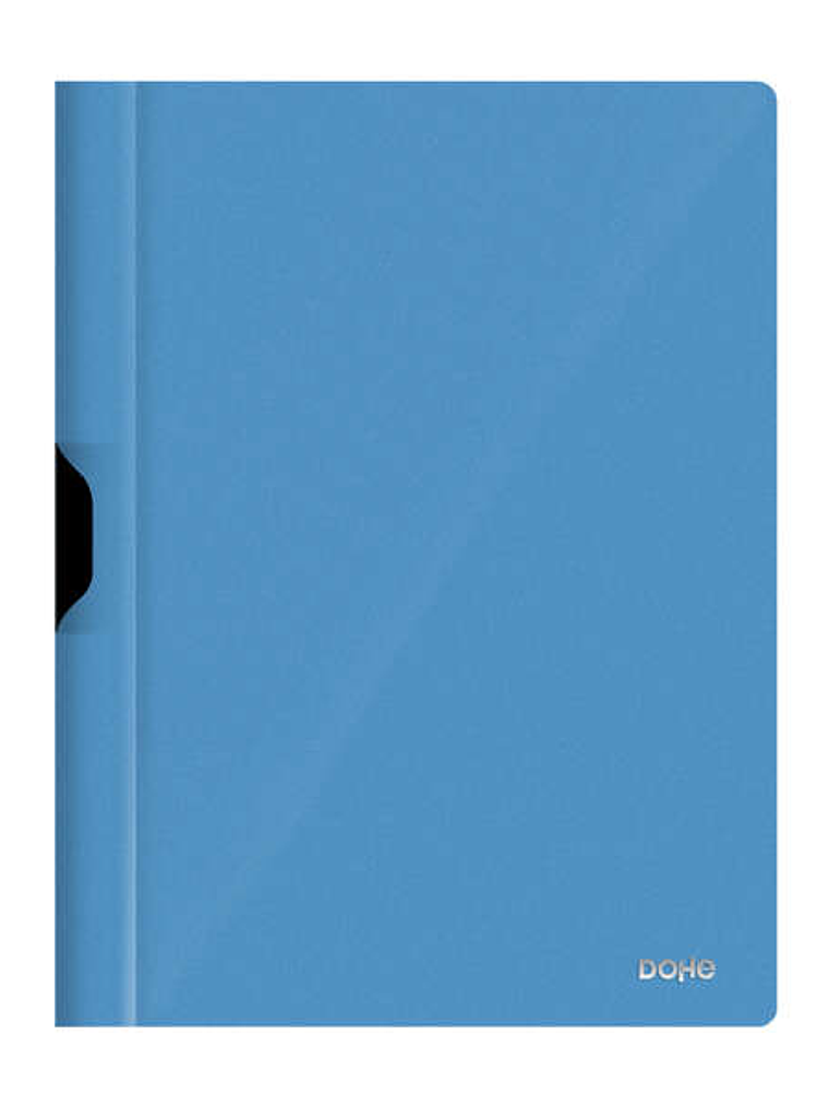 Dohe Dossier con Clip Metalico en Tamaño Din A4 - Fabricado en Polipropileno Opaco de 350 Micras - Tamaño A4 1