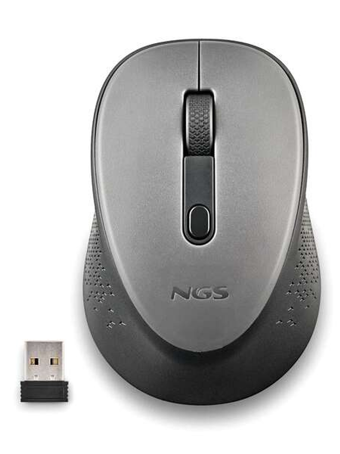 NGS Dew Gray Raton Inalambrico USB 1600dpi - 3 Botones - Uso Diestro - Color Gris 1