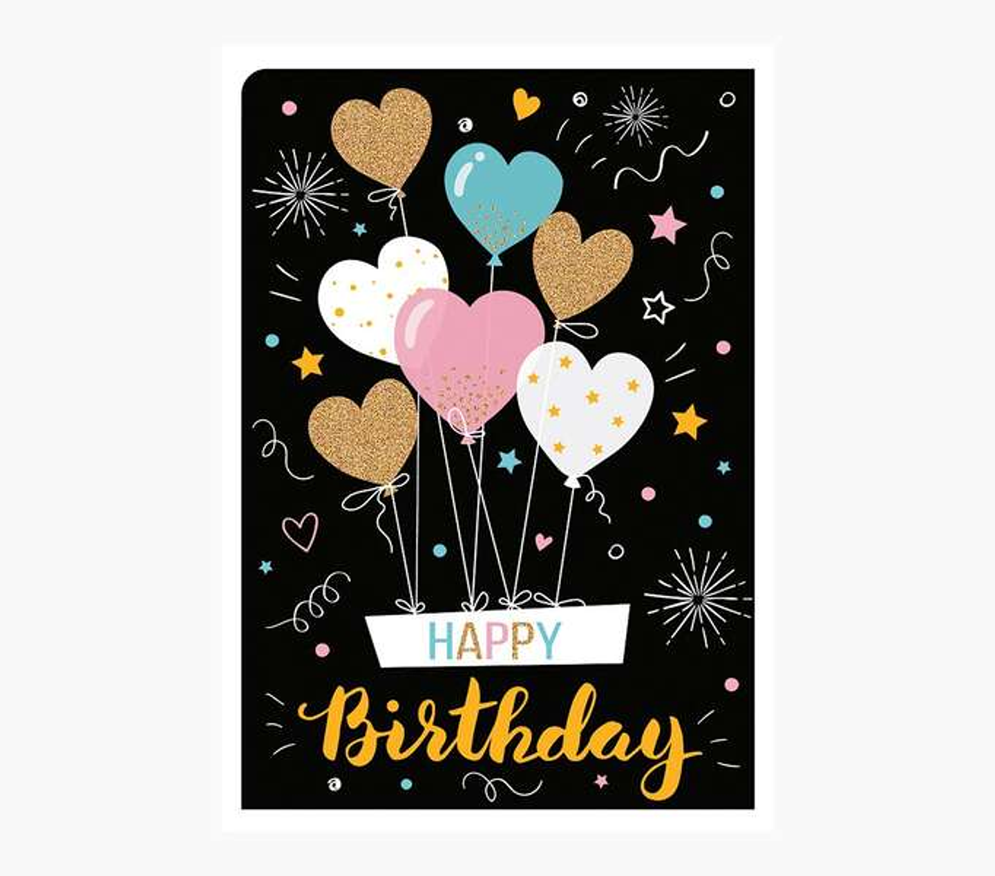 Pictura Tarjeta Zig-Zag - 15x22cm - Tematica Corazones - Triptica sin Envoltorio - Incluye Sobre Blanco - Papel con Certificacion FSC 1