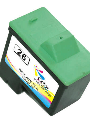 Lexmark 26/27 Color Cartucho de Tinta Generico - Reemplaza 10N0026E/10NX227E