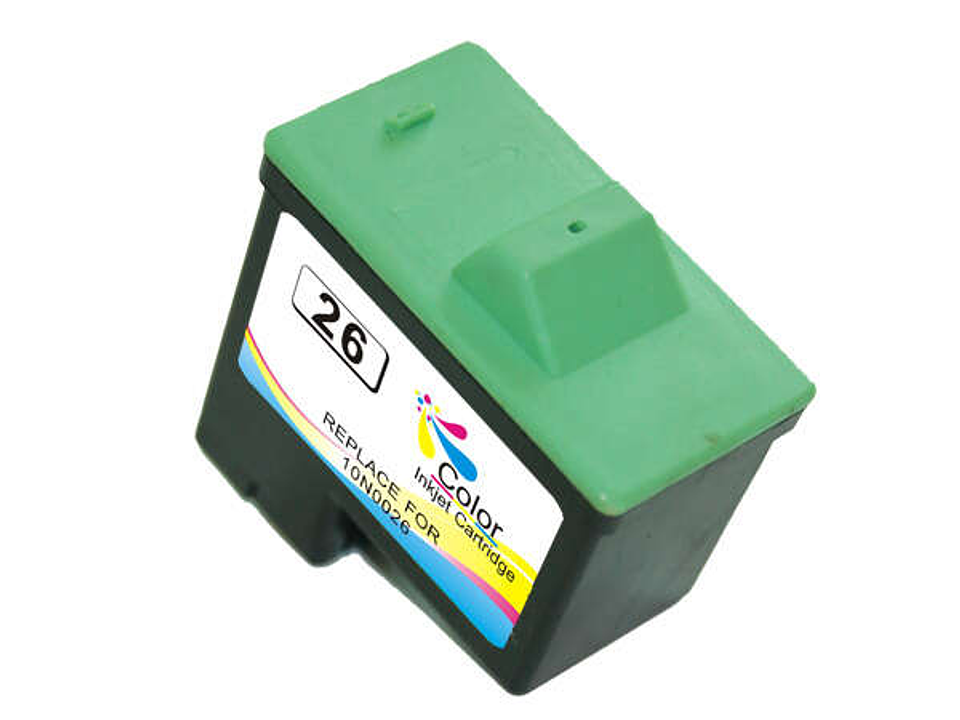 Lexmark 26/27 Color Cartucho de Tinta Generico - Reemplaza 10N0026E/10NX227E 1