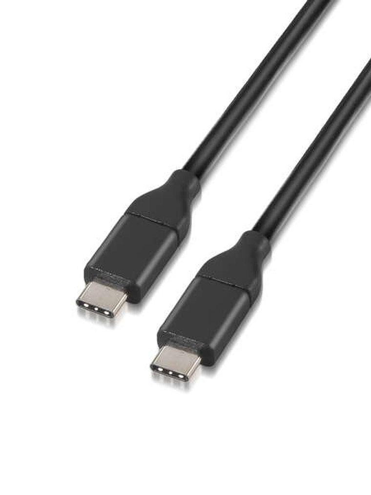 Aisens Cable USB 3.1 Gen2 10Gbps 3A - Tipo USB-C/M-USB-C/M - 1.0m - Color Negro 1
