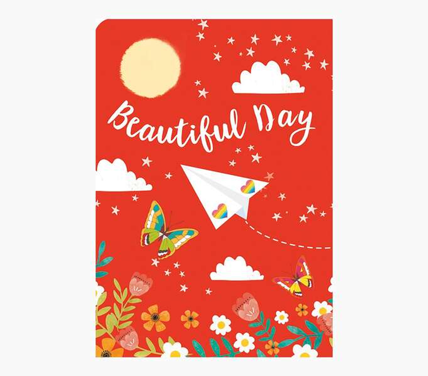 Pictura Tarjeta Felicitacion Zig-Zag Triptico - Estampado en Caliente - Lentejuelas - Pop-Up - 15x22cm - Incluye un Sobre Blanco - sin Envoltorio - Pa 1