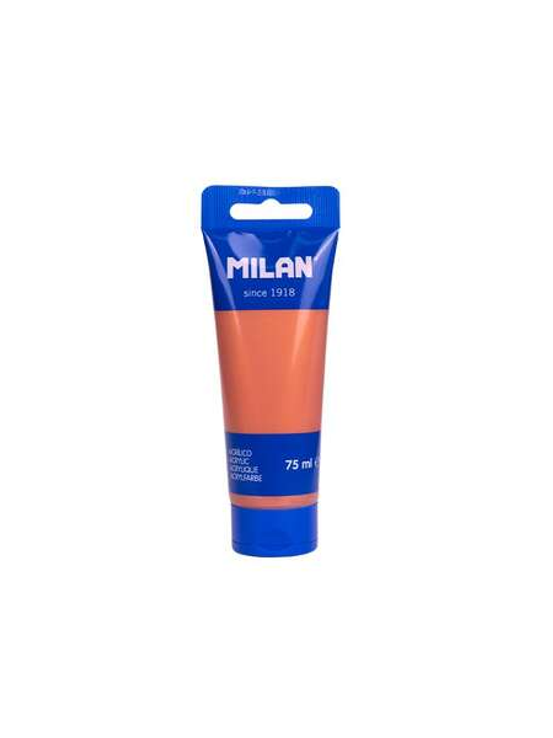 Milan Tubo de Pintura Acrilica 75ml - Pigmentos de Alta Calidad - Mezclable - Color Cobre 1