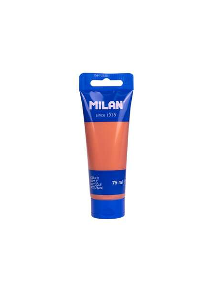Milan Tubo de Pintura Acrilica 75ml - Pigmentos de Alta Calidad - Mezclable - Color Cobre 1
