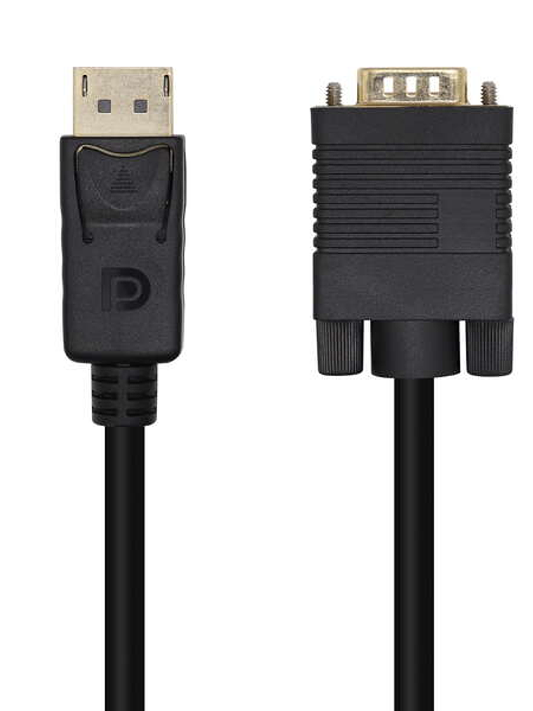Aisens Cable Conversor Displayport a VGA - DP/M-VGA/M - 3.0m - Color Negro 1