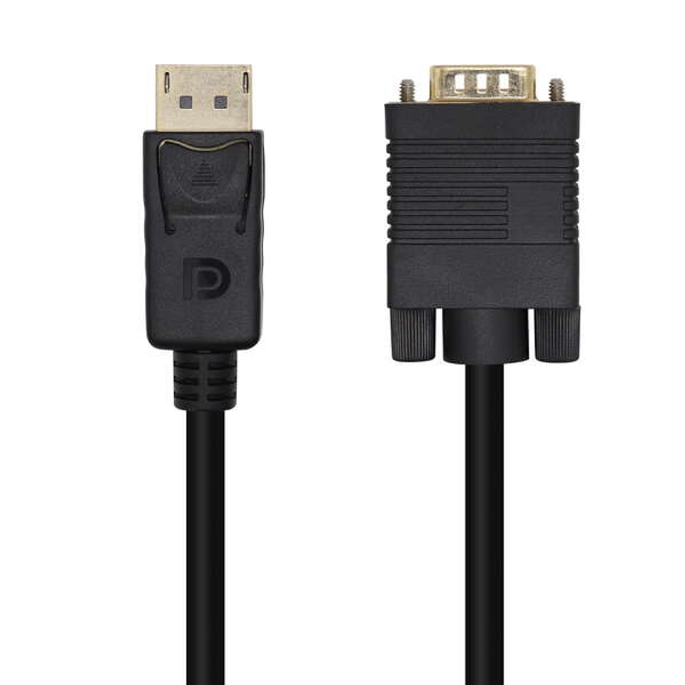 Aisens Cable Conversor Displayport a VGA - DP/M-VGA/M - 3.0m - Color Negro 1