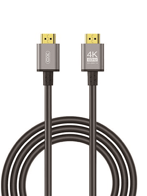 XO Cable HDMI 4K - Alta Resolucion - Conexion Estable - Durabilidad Garantizada - Color Negro