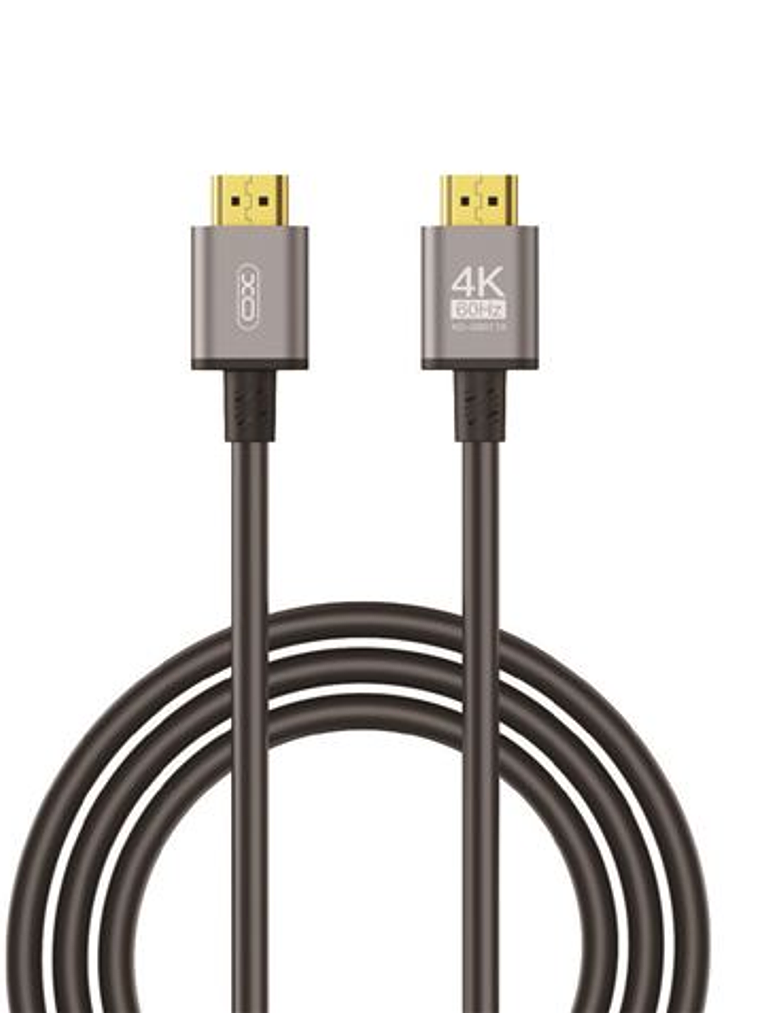 XO Cable HDMI 4K - Alta Resolucion - Conexion Estable - Durabilidad Garantizada - Color Negro 1